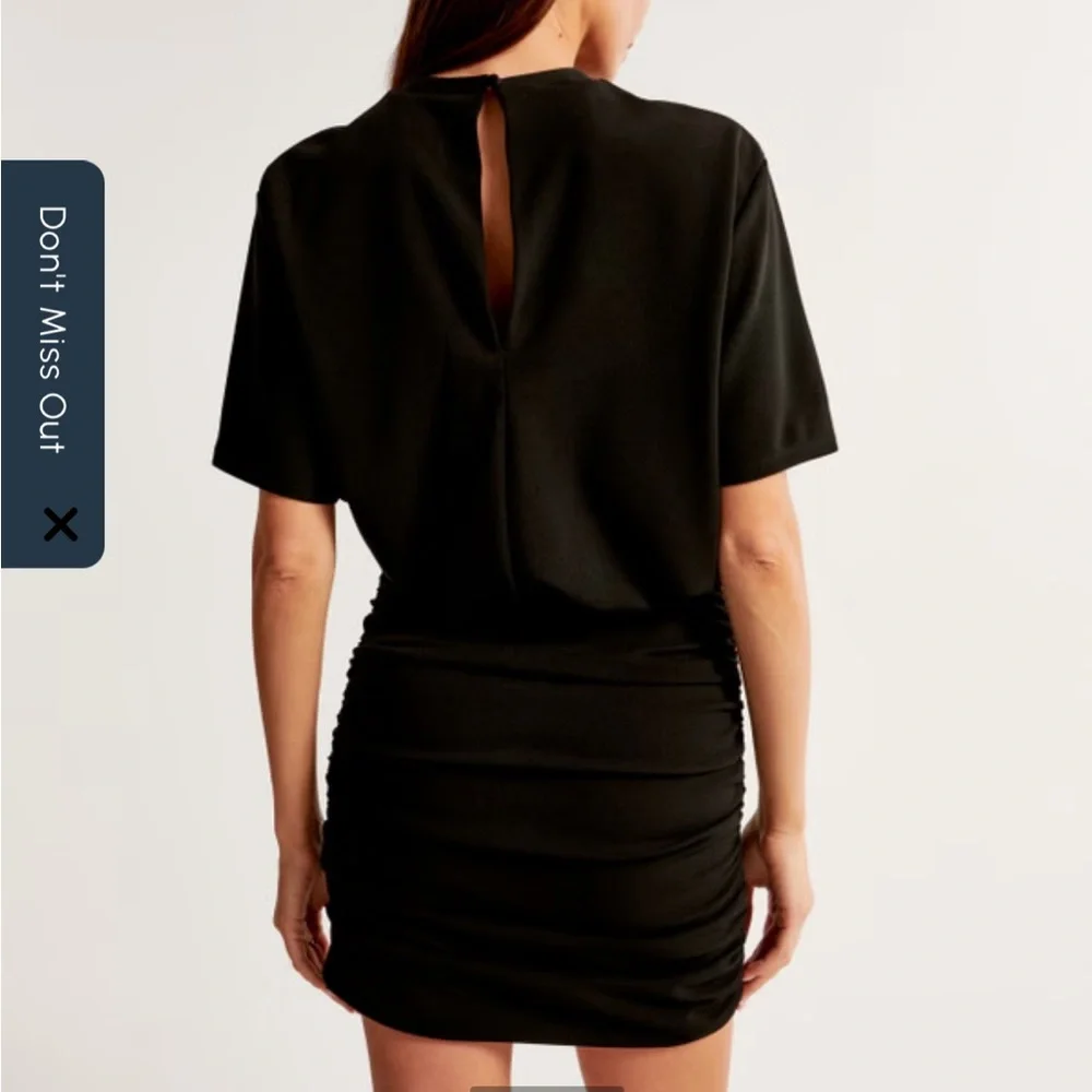 Abercrombie & Fitch Ruched Knit Mini Dress - Picture 3 of 11